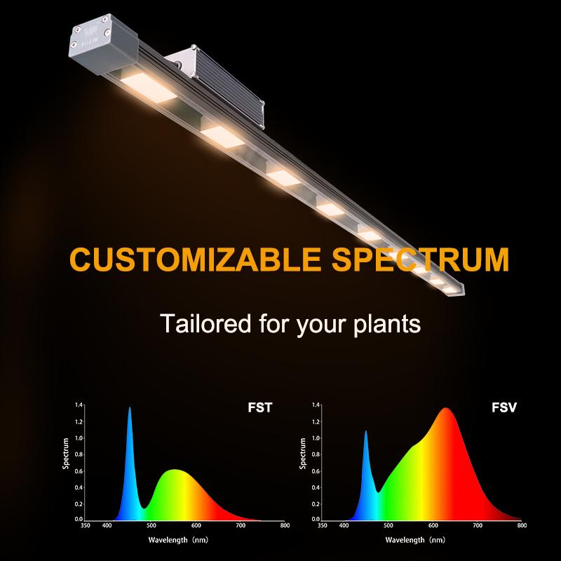 50W leafy vegetable planting light supports length customization
