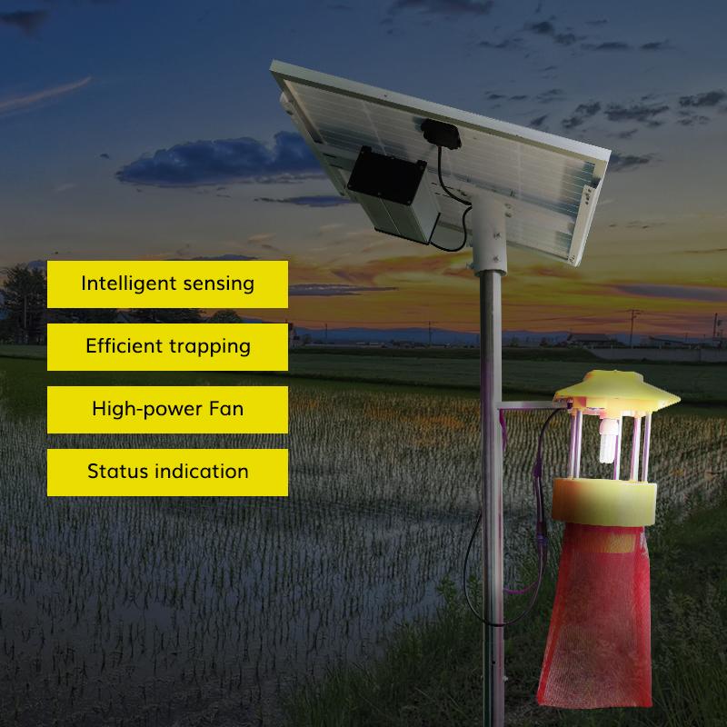 Wind Type Insecticidal Lamp Solar Model